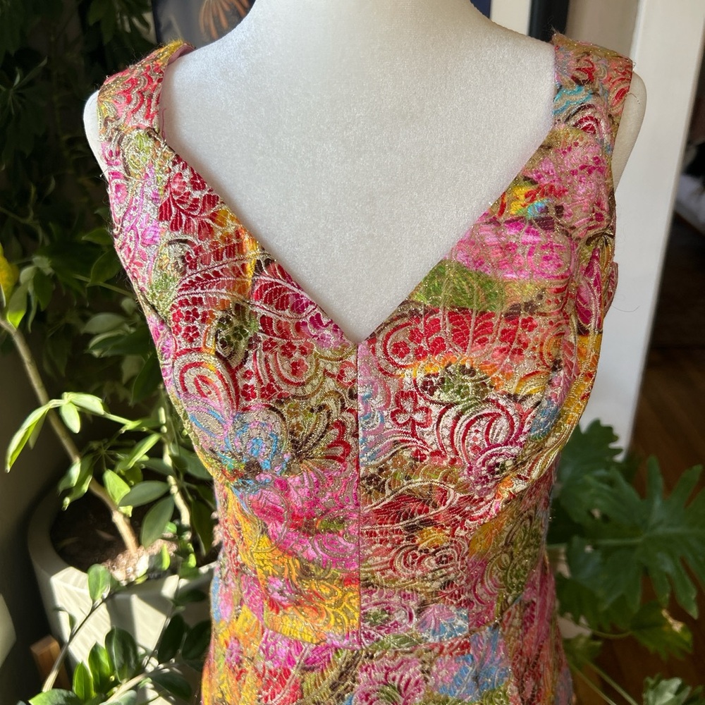 American Vintage Colorful Floral Midi Dress - Picture 2 of 8